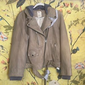 Free People We The Free Leather Jacket